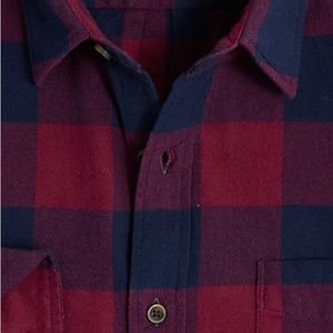 J CREW Classic gingham flannel Long Sleeve shirt Size M